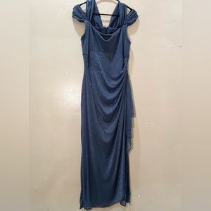 Sparkling Gray Night Dress